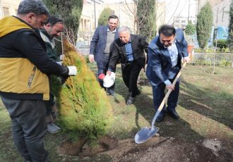 کاشت نهال توسط مدیرعامل بانک ملی ایران در روز درختکاری کاشت نهال توسط مدیرعامل بانک ملی ایران در روز درختکاری